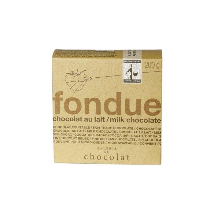 Galerie Au Chocolat - Fairtrade Dark Chocolate Fondue - Regular, 200g