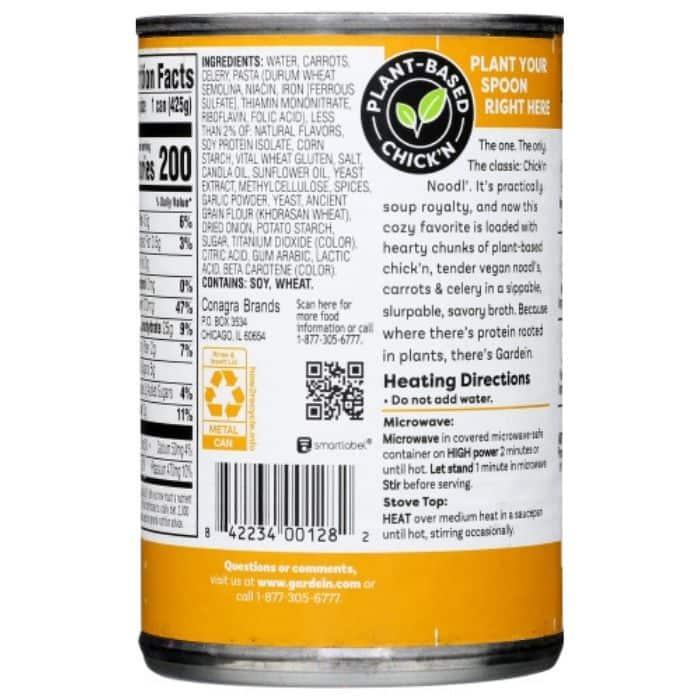 Gardein - Plant-Based Chick'n Noodl' Soup, 15oz- Pantry 2