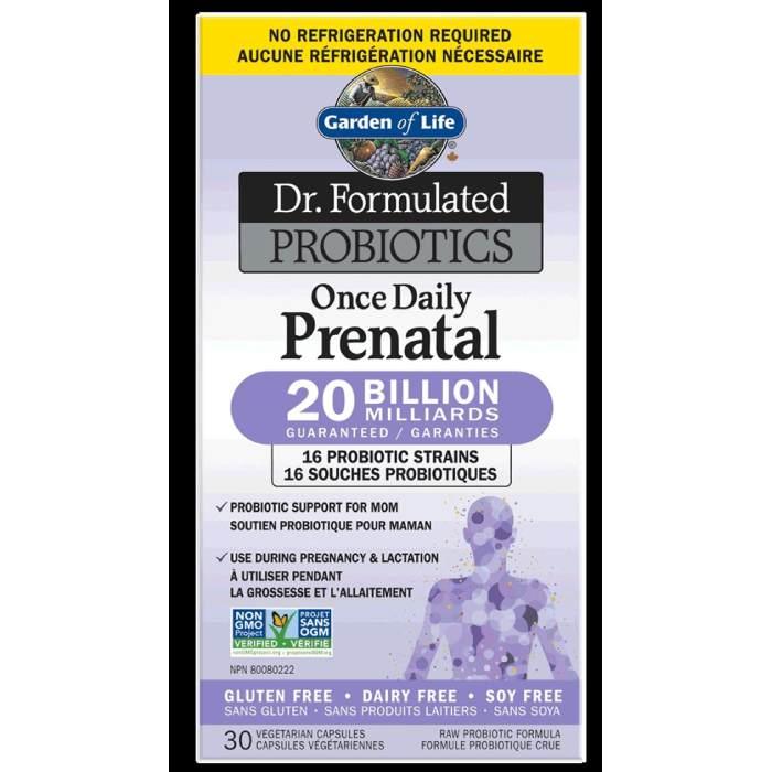 Garden of Life - Dr. Formulated Probiotic Once Daily, 30 Capsules Prenatal Vcaps - Shelf Stable