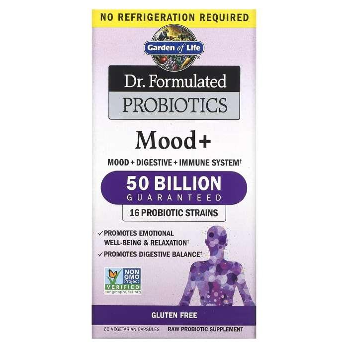 Garden of Life - Dr. Formulated Probiotics - Mood+ Vcaps 60 Capsules