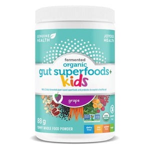 Genuine Health - Fermented Organic Gut Superfoods+ for Kids, Grape, 88g