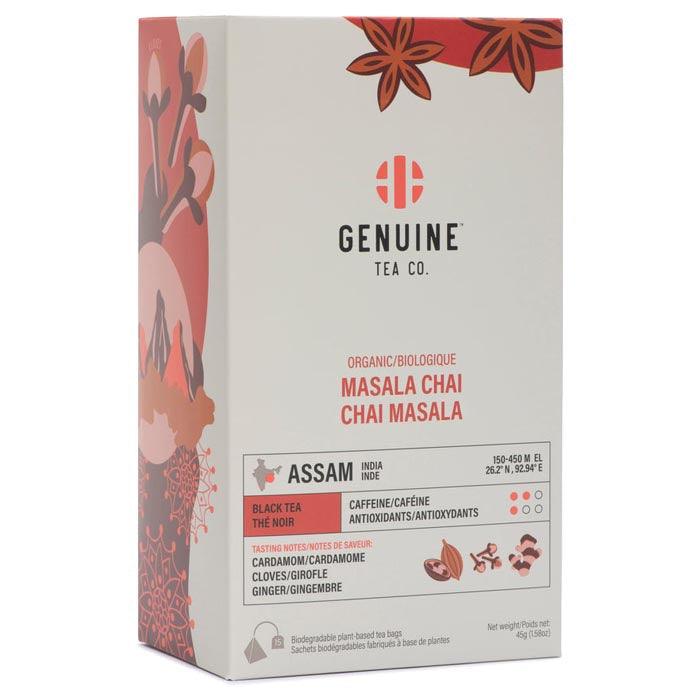 Genuine Tea - Organic Masala Chai, 15 Bags