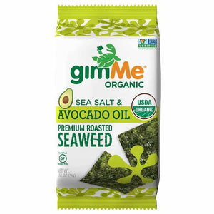 Gimme - Organic Roasted Seaweed - Sea Salt & Avocado Oil, 9g
