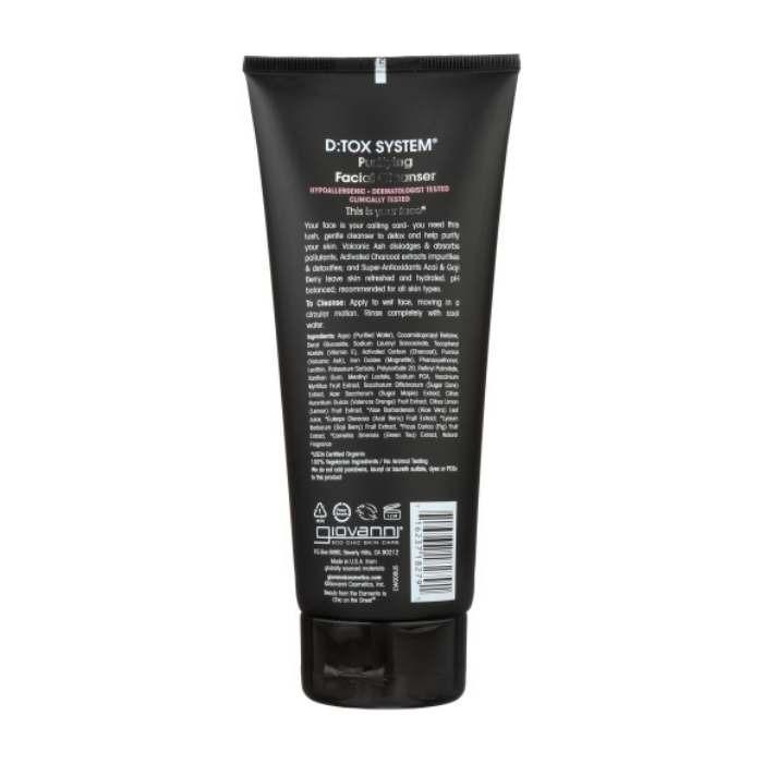 Giovanni Cosmetics - D:TOX SYSTEM Purifying Facial Cleanser- Pantry 2