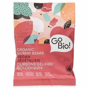 Go-Bio - Organic Vegan Gummi Bears, 75g