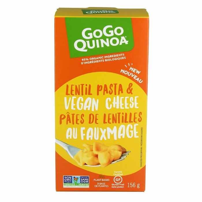 GoGo Quinoa - Lentil Pasta & Vegan Cheese