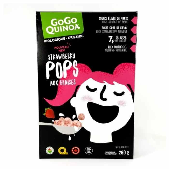 GoGo Quinoa - Organic Strawberry Pops Cereal
