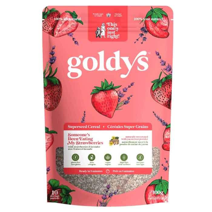 Goldy's - Superseed Cereal, 300g (10 Servings), Strawberry & Lavender