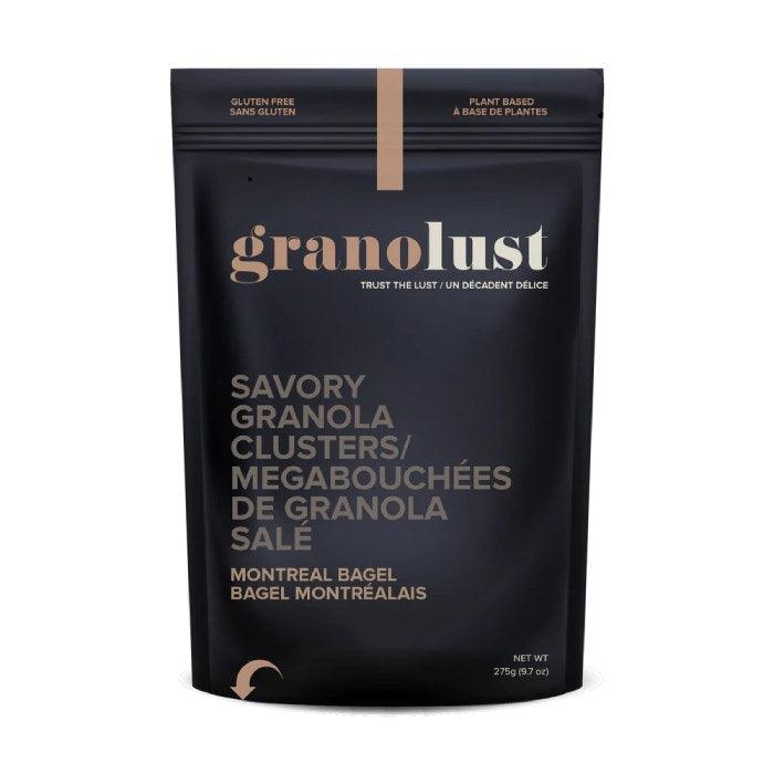 Granolust - Savoury Granola Clusters - Montreal Bagel, 275g