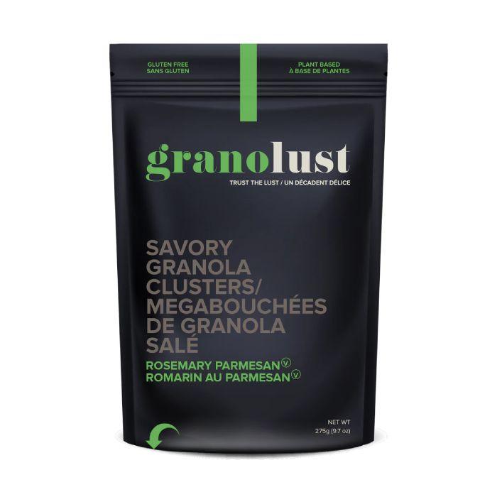 Granolust - Savoury Granola Clusters - Rosemary Parmesan, 275g