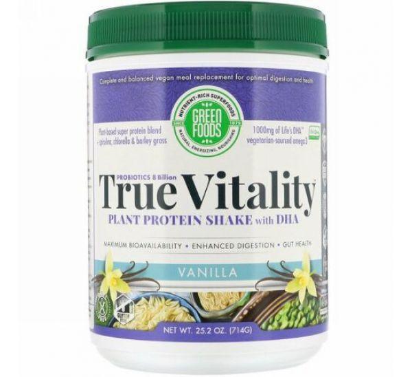 Green Foods – True Vitality Protein Shake Vanilla, 22.7 oz- Pantry 1