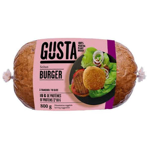 Gusta - Vegan Seitan Burger To Slice, 800g