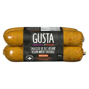 Gusta - Vegan Wheat Sausage, 350g | Multiple Flavours