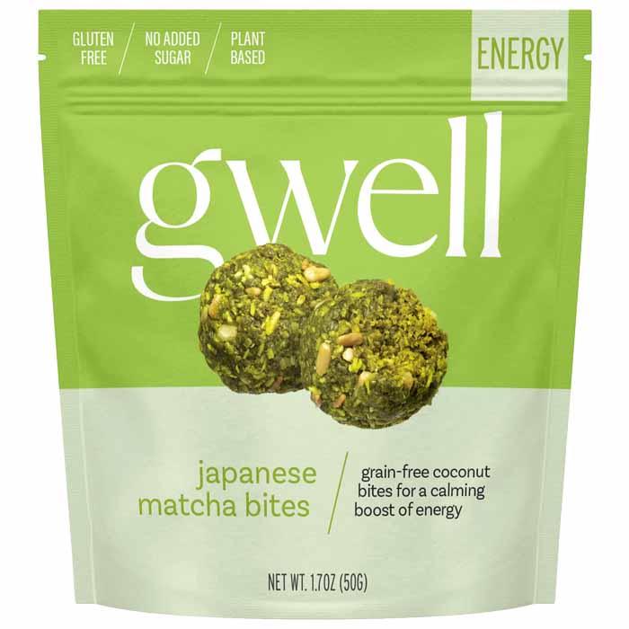 Gwell - Gluten-Free Fruit and Nut Bites - ENERGIZE Japanese Matcha (50g)