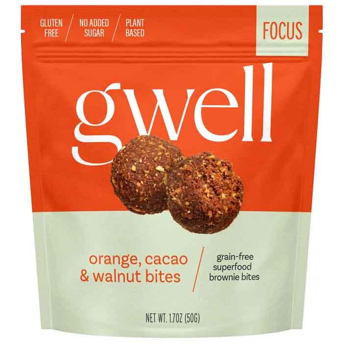 Gwell - Gluten-Free Fruit and Nut Bites - FOCUS Nightcap Orange Cacao (50g)