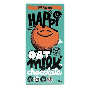 Happi - Oat M!lk Chocolate Orange Bar, 80g