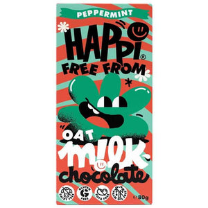 Happi - Oat M!lk Chocolate Peppermint Bar, 80g