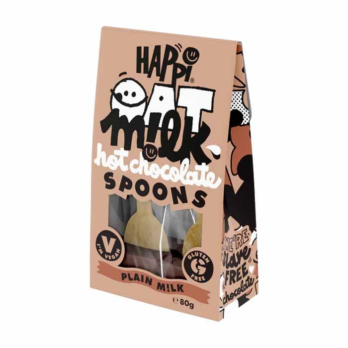Happi - Oat M!lk Hot Chocolate Spoons - Plain Milk, 2-Pack