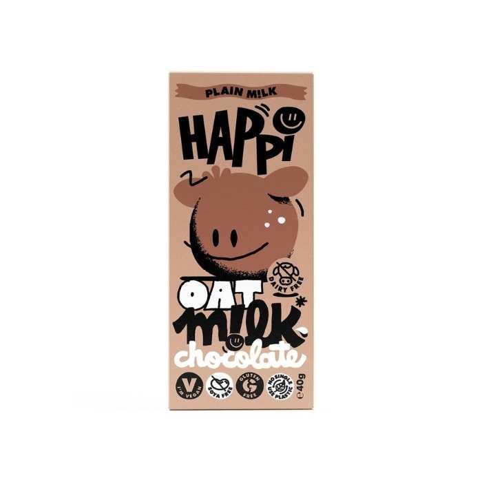 Happi - Oat M!lk Plain Milk Chocolate Bar