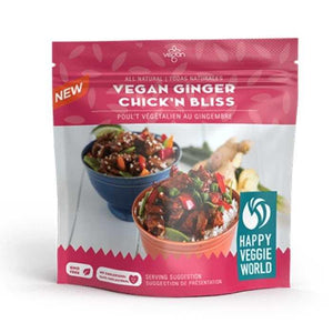Happy Veggie World - Vegan Ginger Chick'n Bliss, 300g