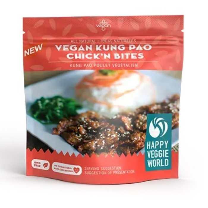 Happy Veggie World - Vegan Kung Pao Chick'n Bites
