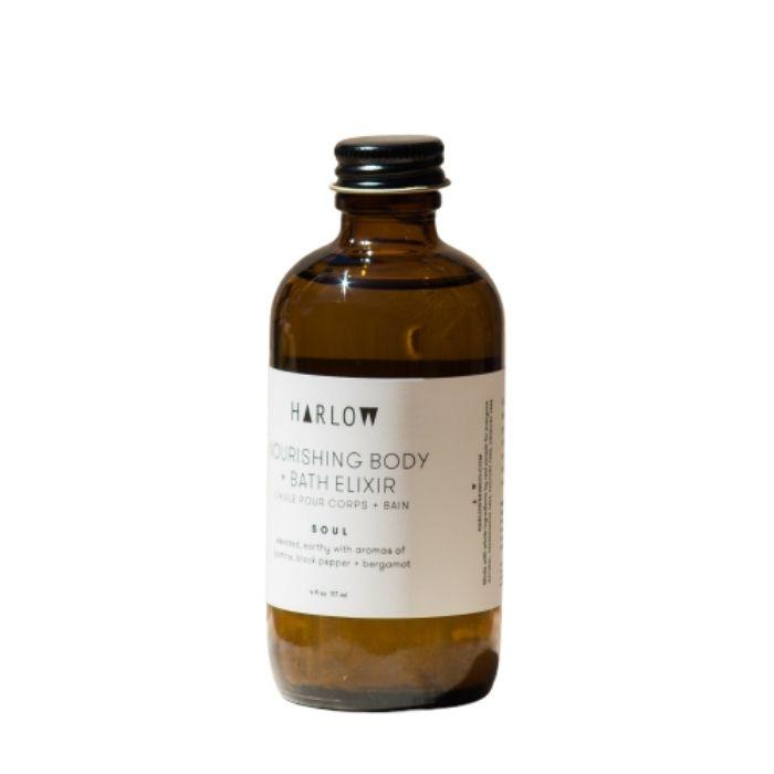 Harlow - Nourishing Body & Bath Elixir, 117ml - side view