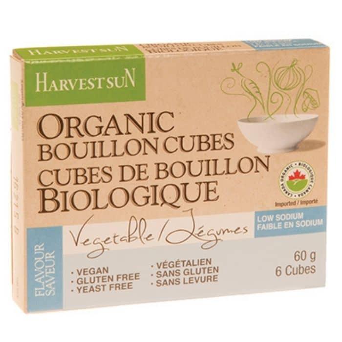 Harvest Sun - Low Sodium Vegetable Bouillon Cubes, 6ea - front