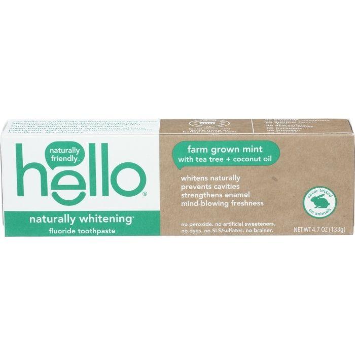 Hello - Naturally Whitening Fluoride Toothpaste, 4.7oz- Beauty & Personal Care 2