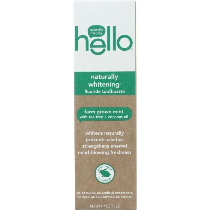 Hello - Naturally Whitening Fluoride Toothpaste, 4.7oz- Beauty & Personal Care 1