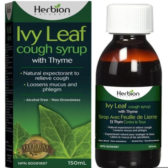 Herbion Canada - - Herbion Naturals Syrup Ivy Leaf Cough with Thyme, 150ml | Multiple Flavor's