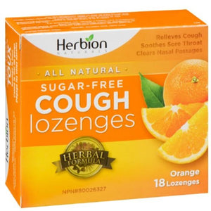 Herbion Naturals - Sugar-Free Cough Lozenges, 18 Lozenges | Multiple Flavours