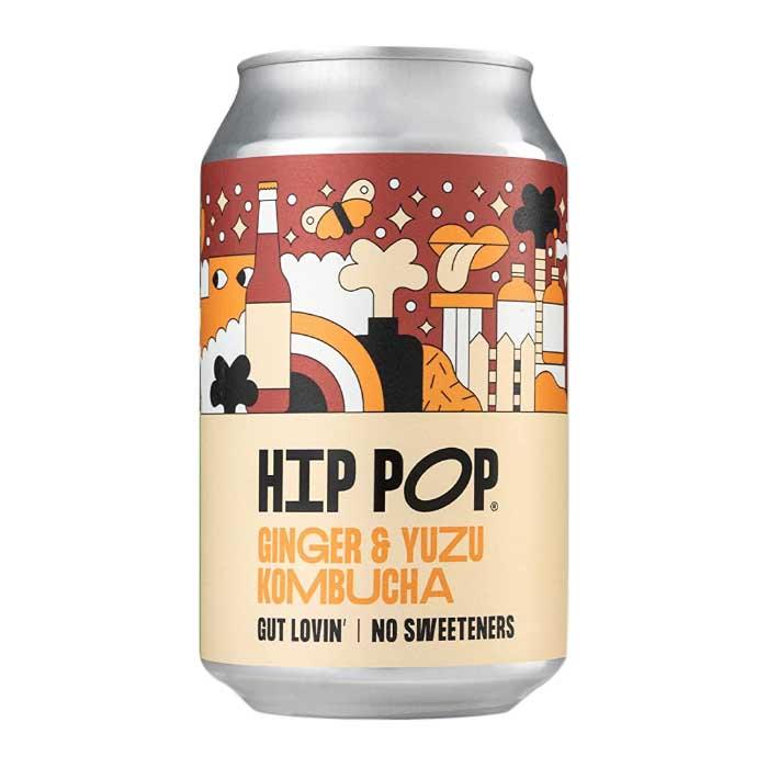 Hip Pop - Kombucha Ginger Yuzu, 330ml