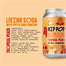 Hip Pop - Living Soda with Apple Cider Vinegar - Tropical Peach, 330ml - back