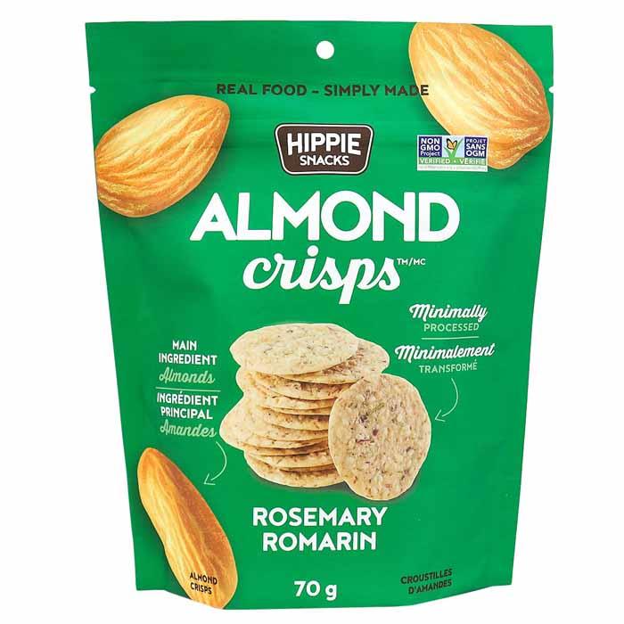 Hippie Snacks - Almond Crisps - Rosemary, 70g