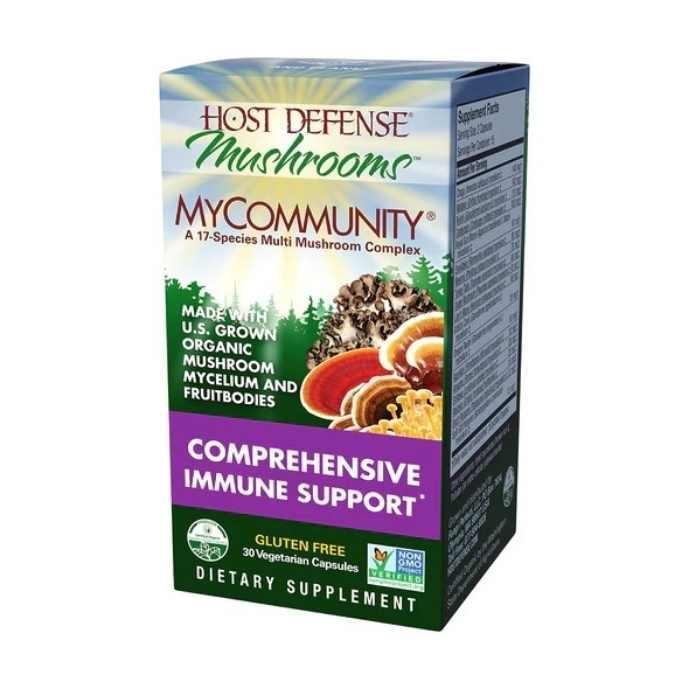 Host Defense - Organic MyCommunity Capsules, 30 Capsules