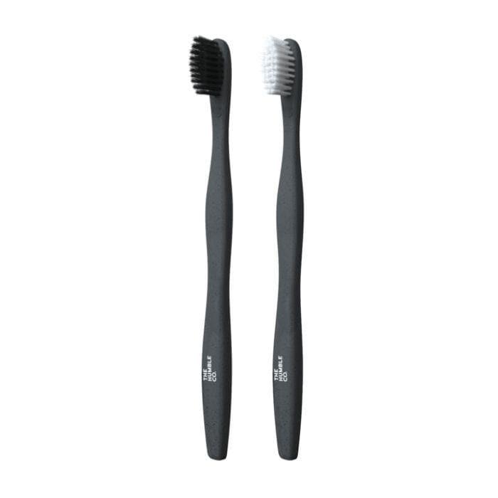 Humble Co - Plant-Based Toothbrush - Sensitive White/Black- Beauty & Personal Care 2