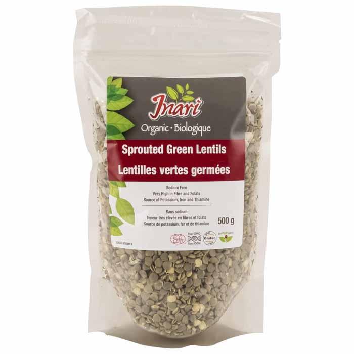 INARI - Org Green Lentils Sprouted, 500g