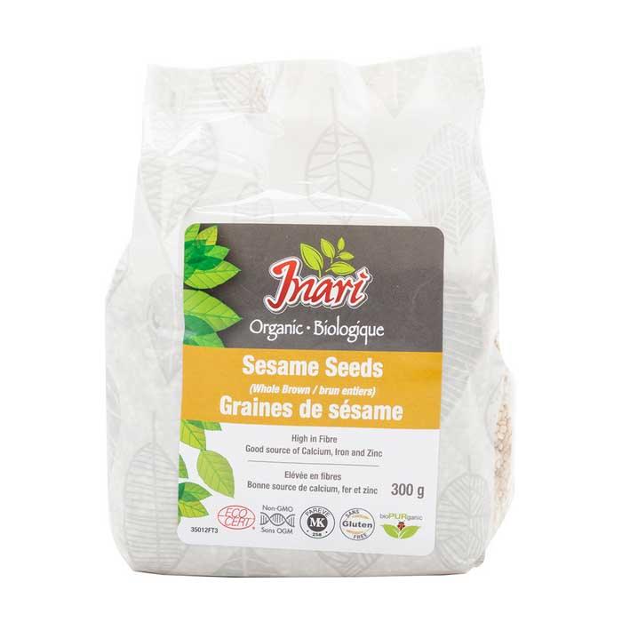 INARI - Org Whole Brown Sesame Seeds, 300g