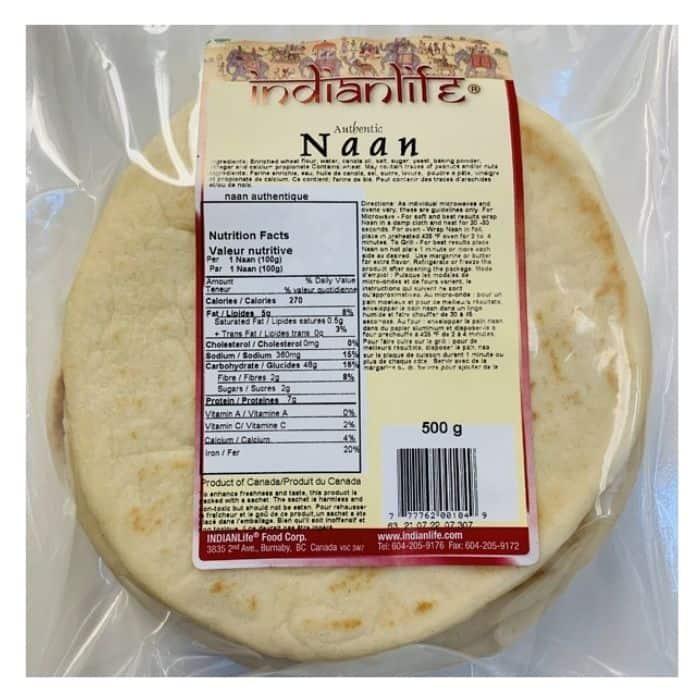 IndianLife - Naan Flatbread (Plain & Garlic), 500g- Pantry 1