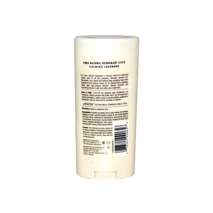Jason Natural Products - Deodorant Stick - Calming Lavender, 71g  - back