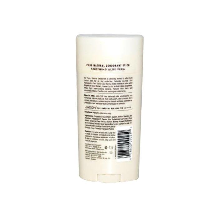 Jason Natural Products - Deodorant Stick - Soothing Aloe Vera, 71g  - back