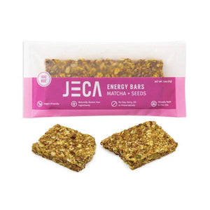 Jeca Energy Bars - Matcha+Seeds Energy Bar, 51g