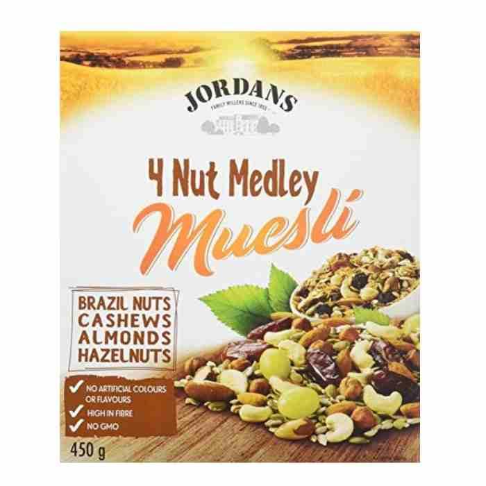 Jordans - 4 Nut Medley Muesli - Front
