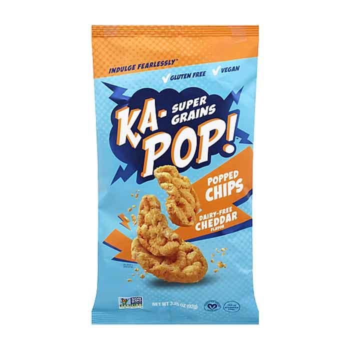 Ka-Pop! - Super Grains Popped Chips - Dairy-Free Cheddar (92g)