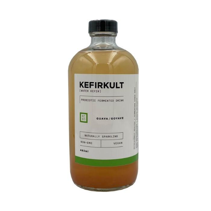 KefirKult - Water Kefir Drinks, 439ml Guava Water Kefir - front