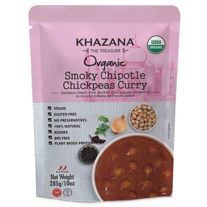 Khazana - Organic Smoky Chipotle Chickpeas Curry, 284g - front