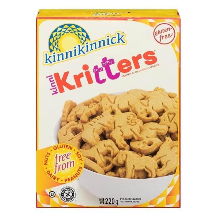 Kinnikinnick - KinniKritters Graham Style Animal Cookies - front
