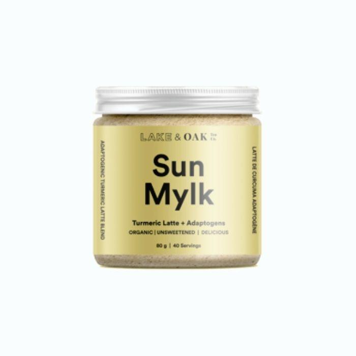Lake & Oak Tea Co. - Sun Mylk Adaptogenic Turmeric Latte Blend, 80g - front