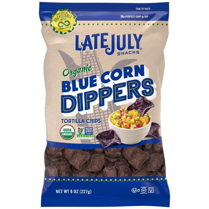 Late July – Organic Blue Corn Dippers, 8 Oz- Pantry 1