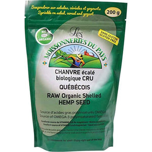 Les Moissonneries Du Pays - Hemp Seed Raw Organic Shelled, 200g